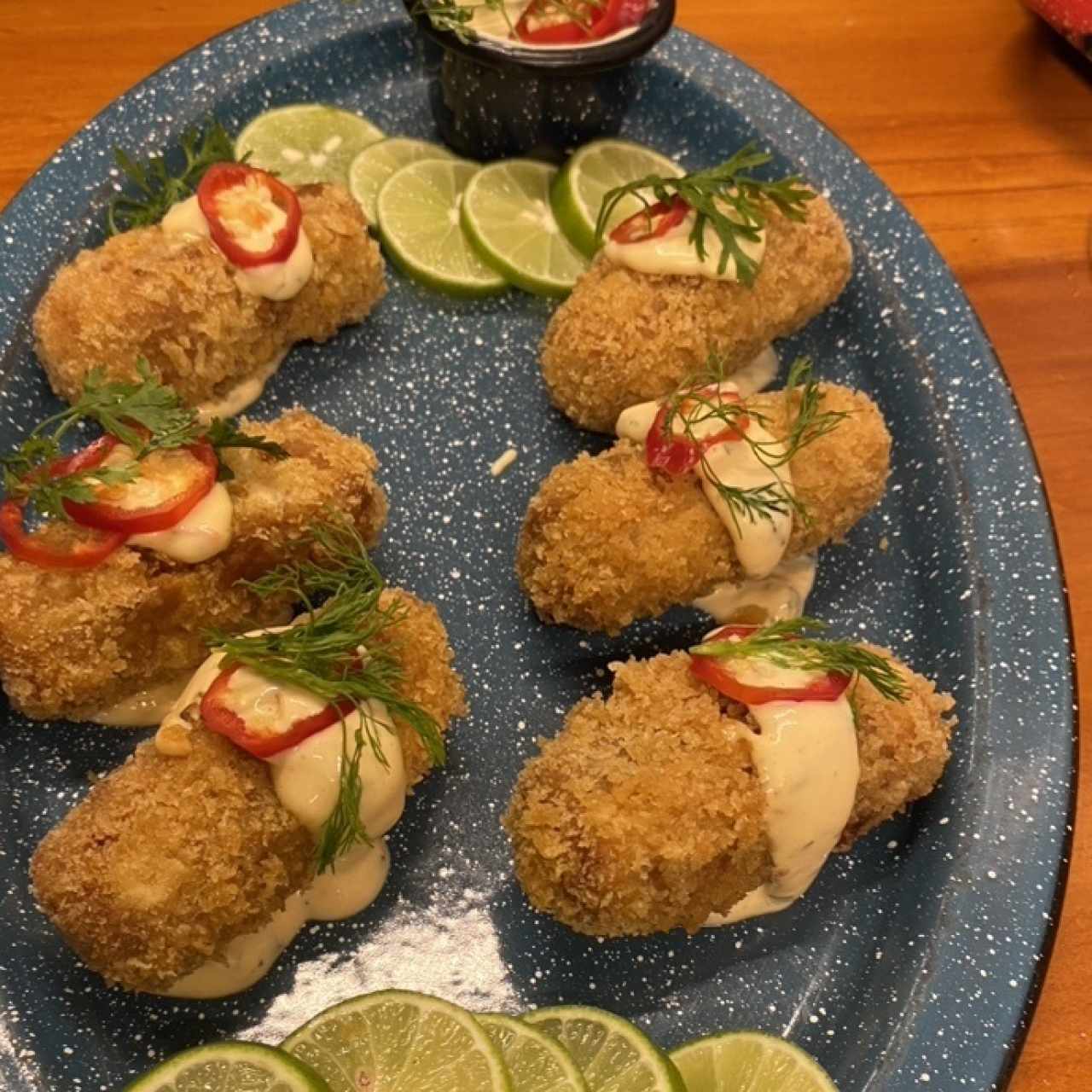 Croquetas de camarones 