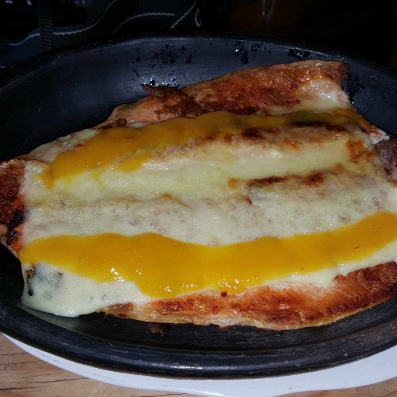 trucha mandarina con queso 