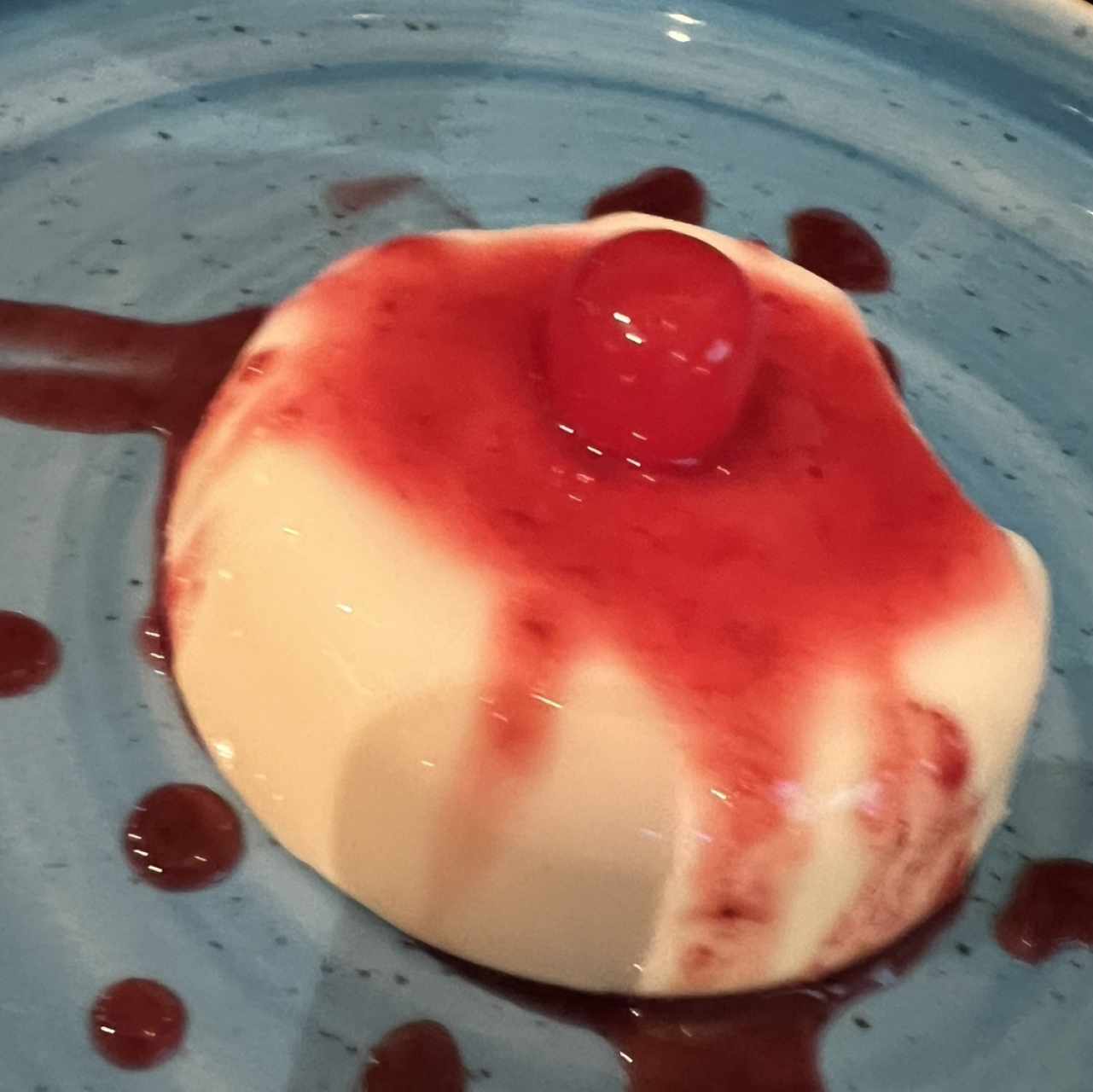 Panacotta de frutos rojoa