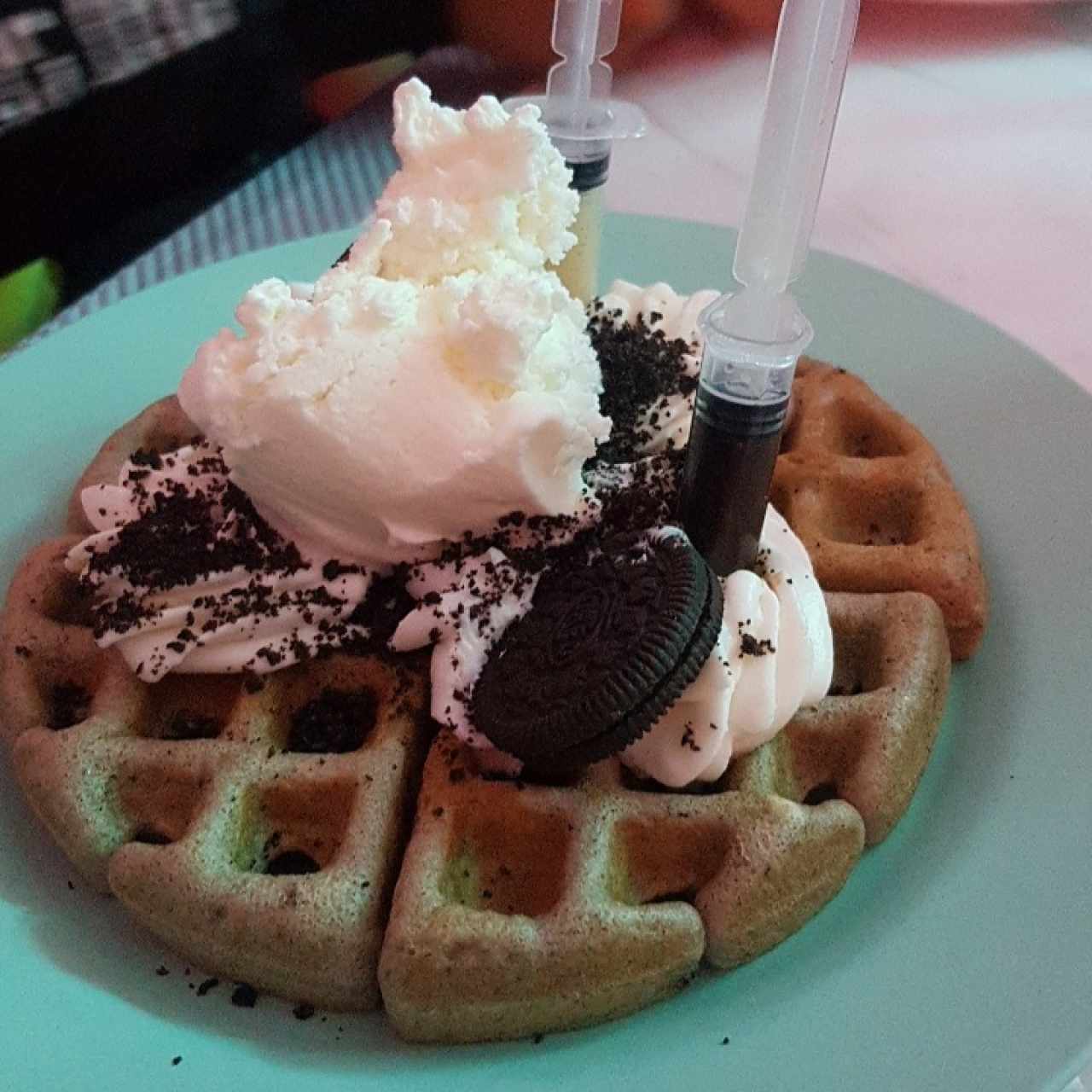 oreo waffle 