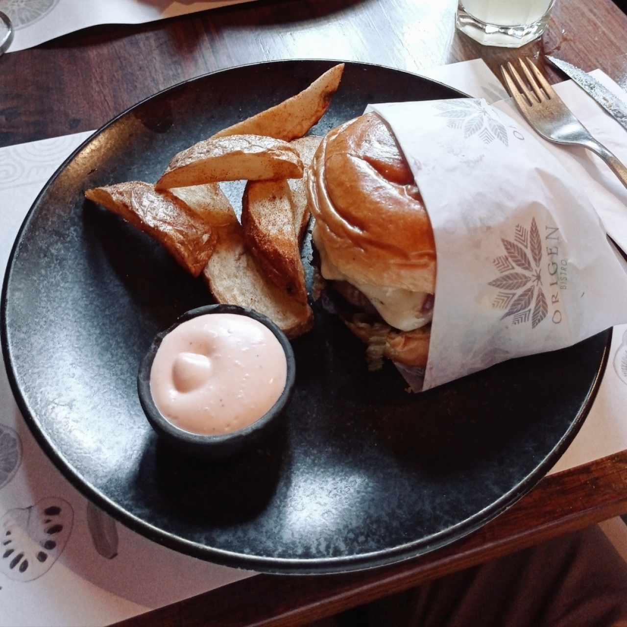 Hamburguesa Origen