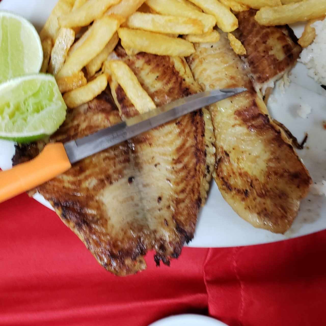 filete de pescado (tilapia)