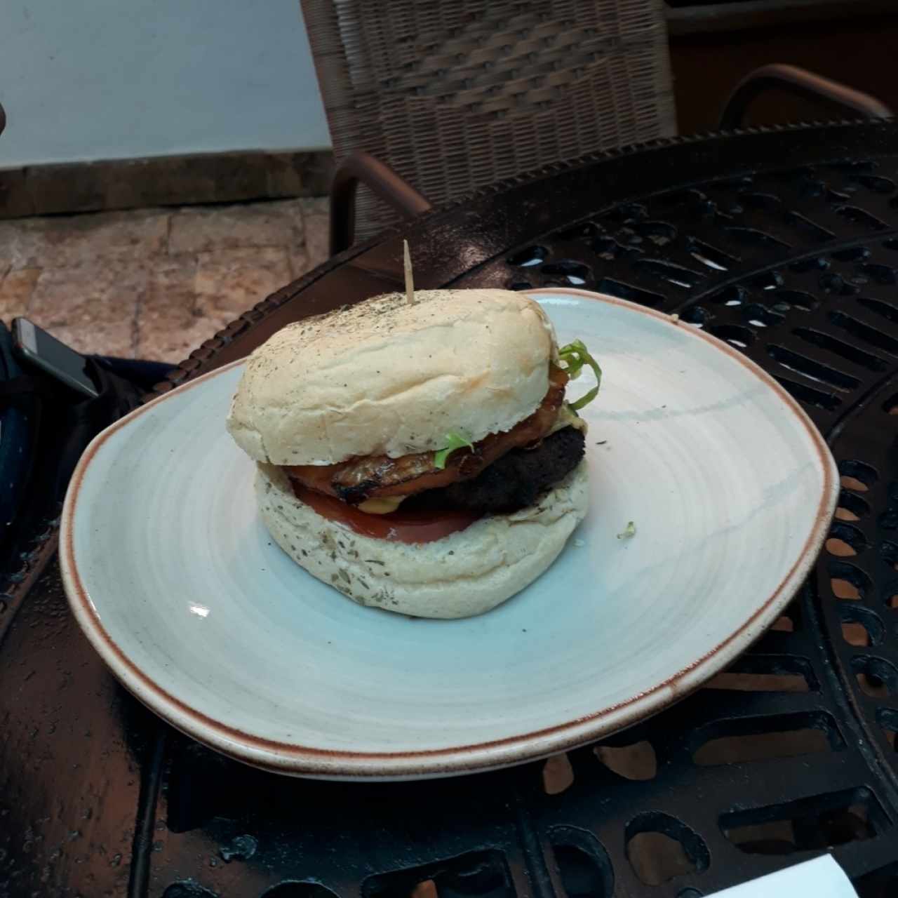 Hamburguesa hawaiana