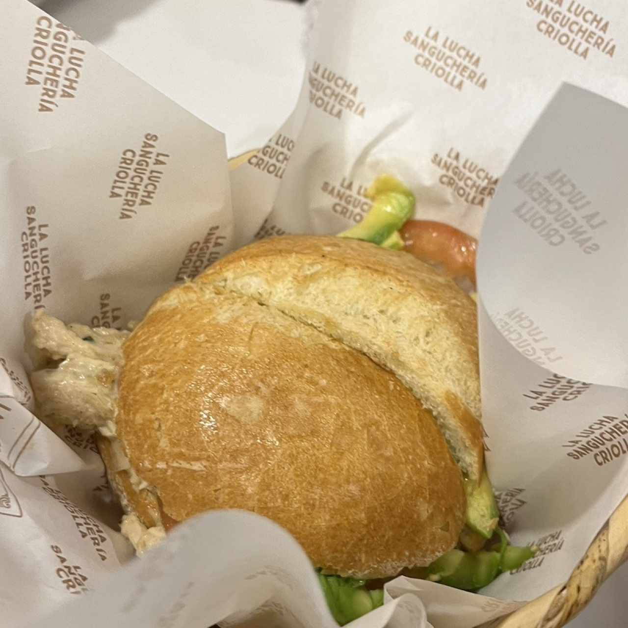 Sanduche de pollo