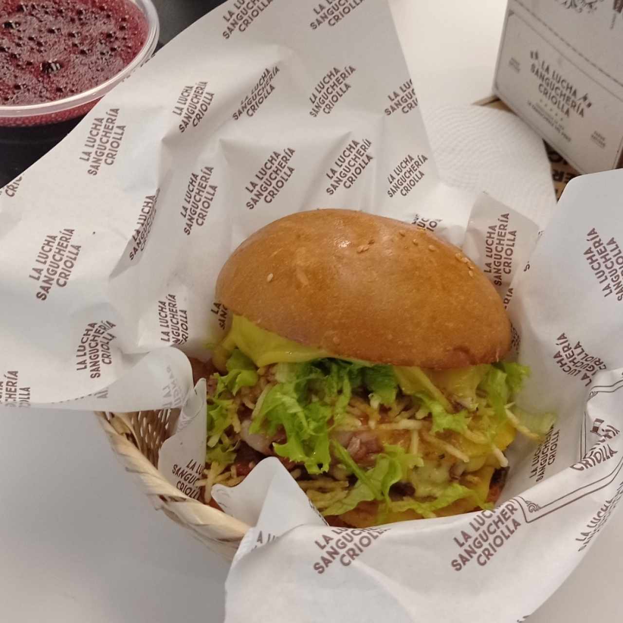 Sánguche hawaiana.