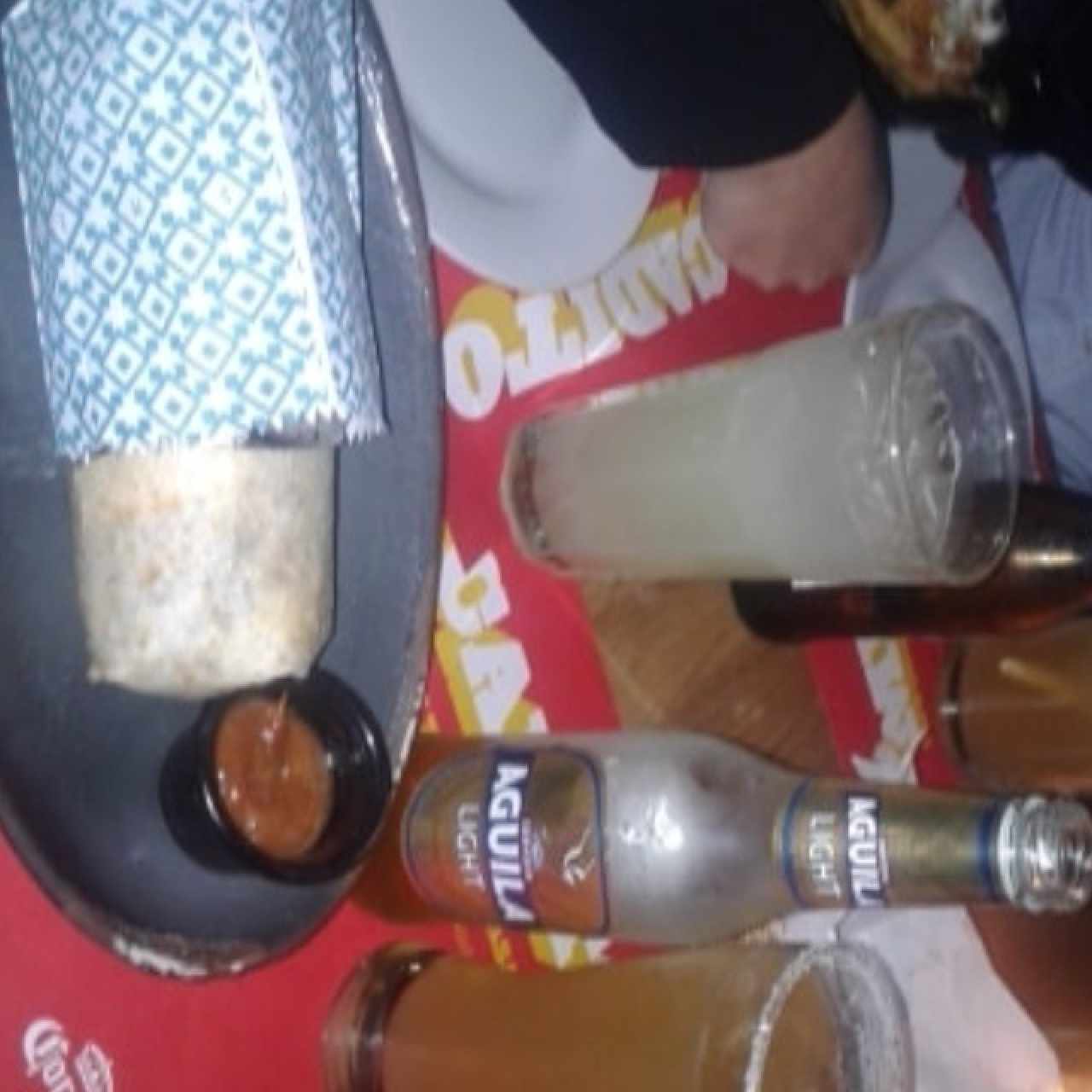 burrito y michelada