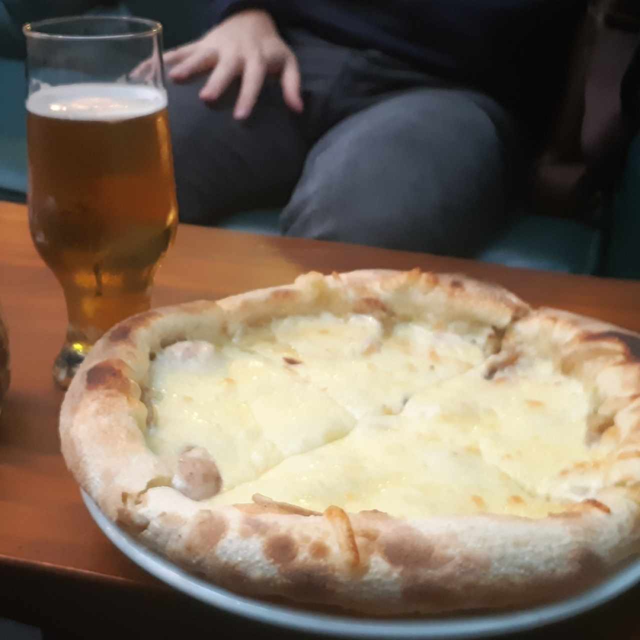 pizza de salchicha de ternera 