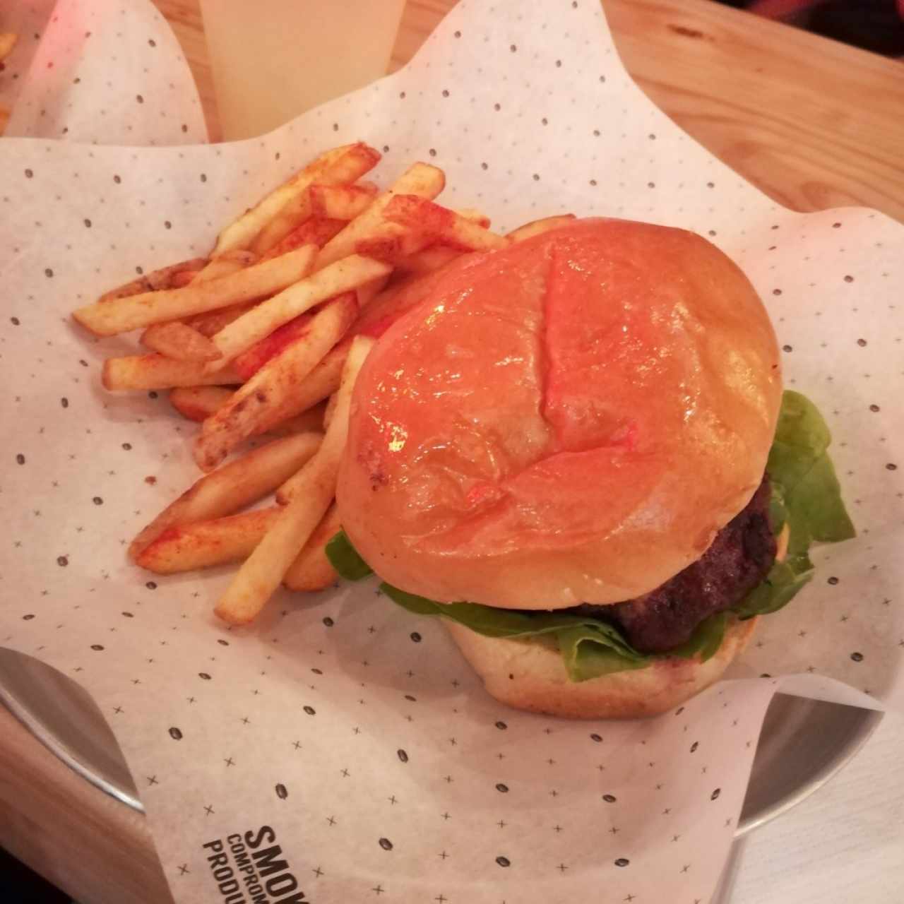 Naked molly con Cajun fries