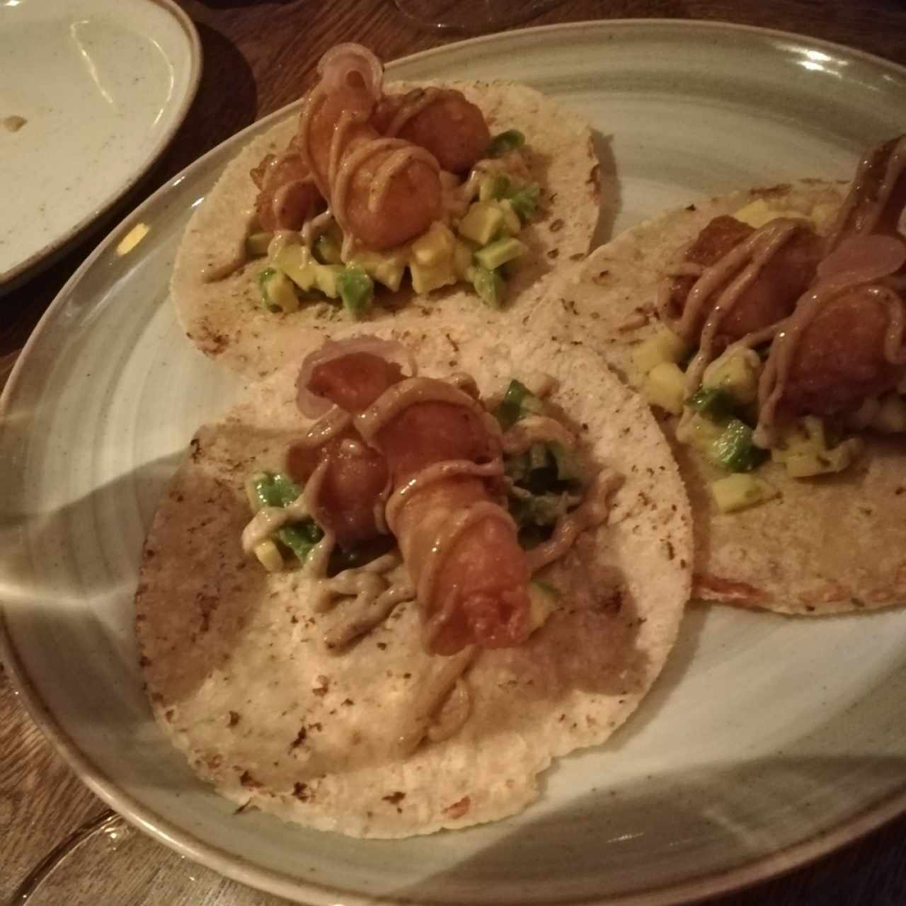 tacos de camarón
