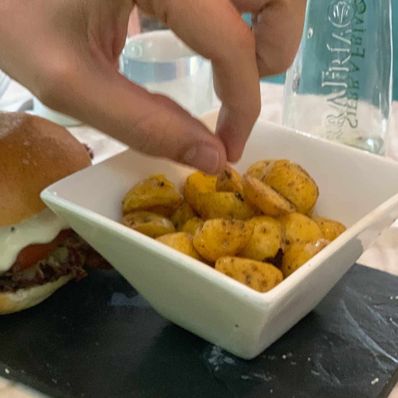 papas criollas - acompanante hamburguesas 