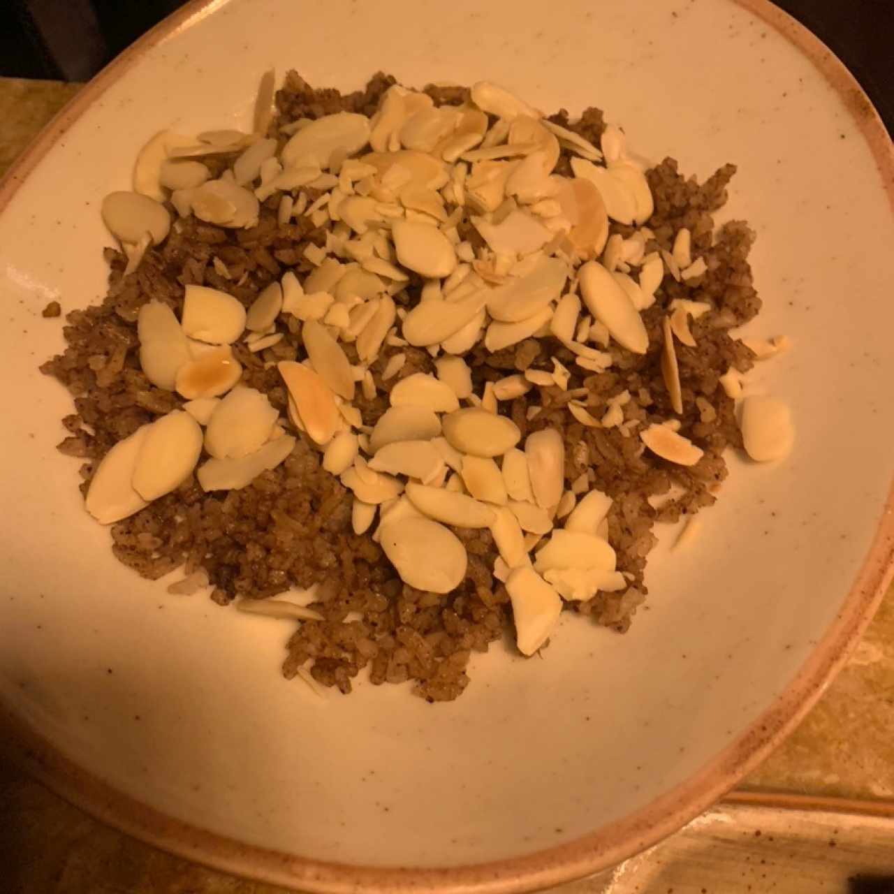 Arroz con almendras