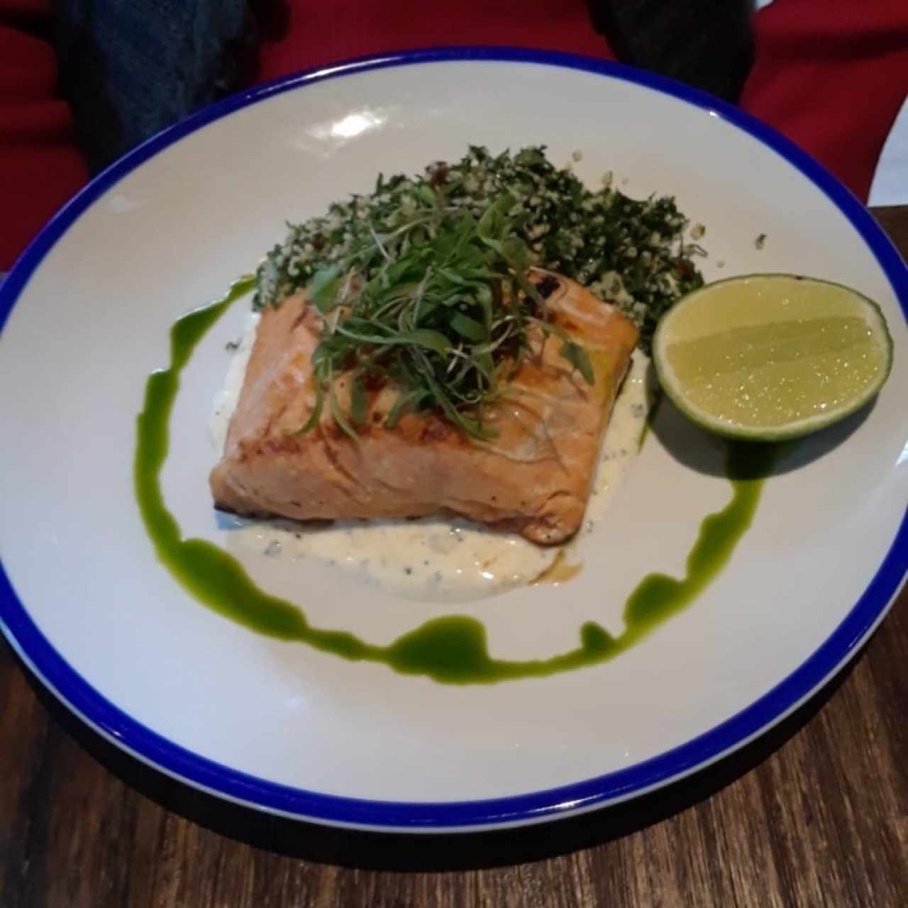 Salmón a la plancha