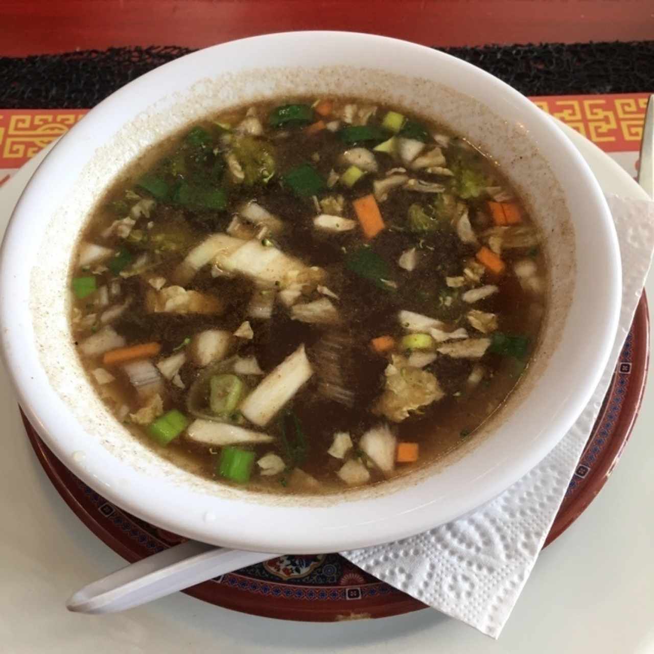 sopa de pollo y vegetales