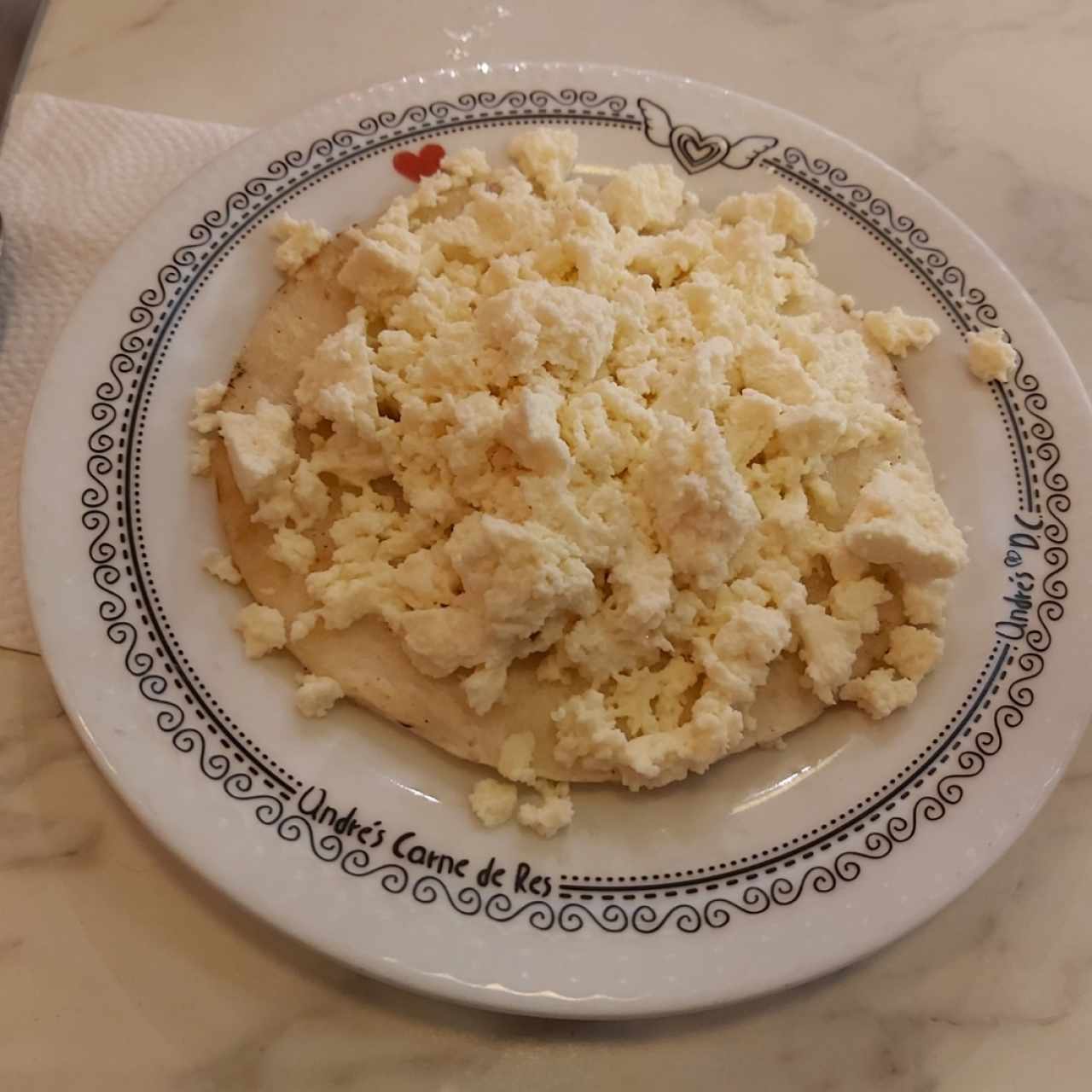 Arepa con queso