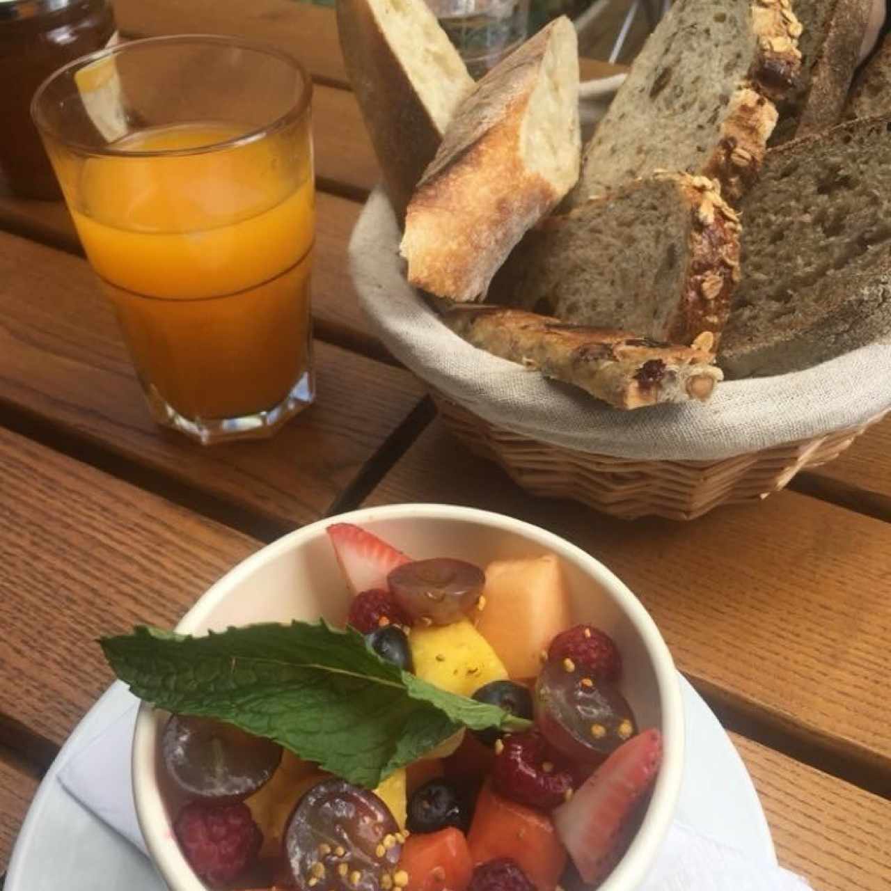Bread Basket and Fruit Bowl