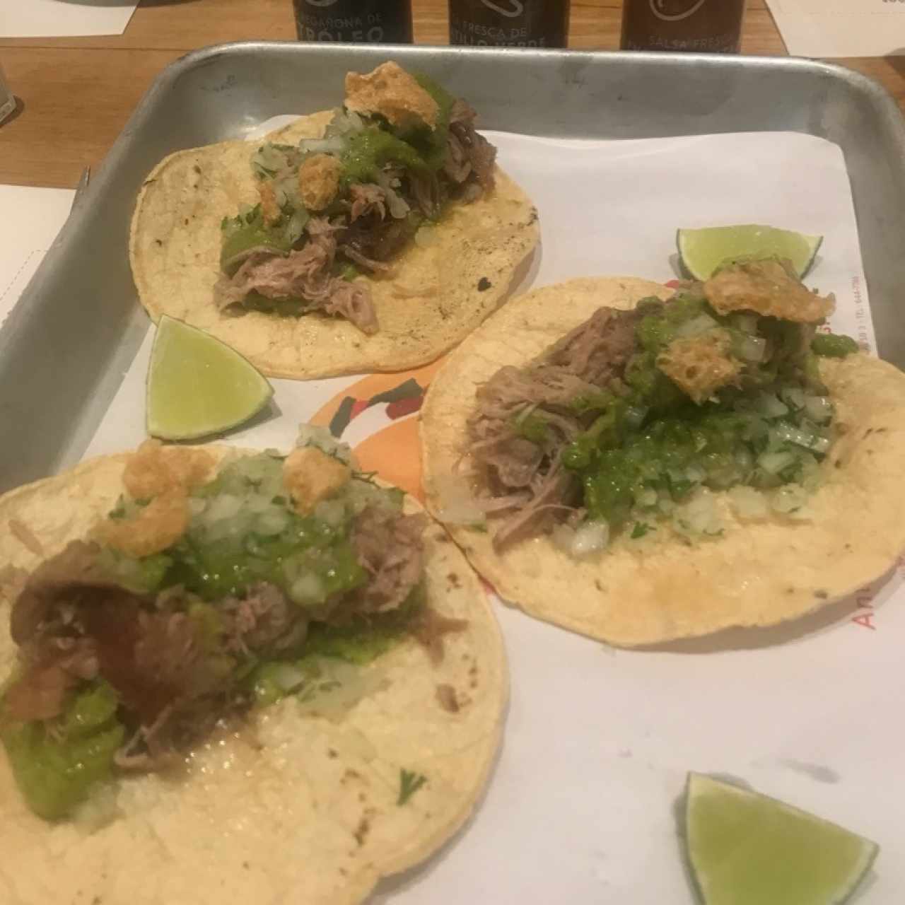 Tacos de Carnitas