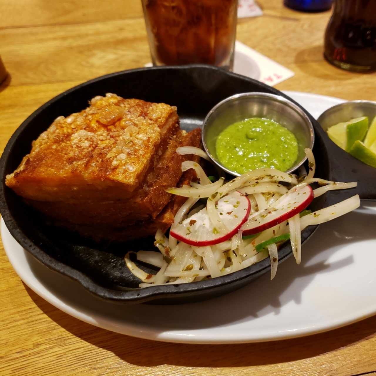 Taco de Panceta Crujiente
