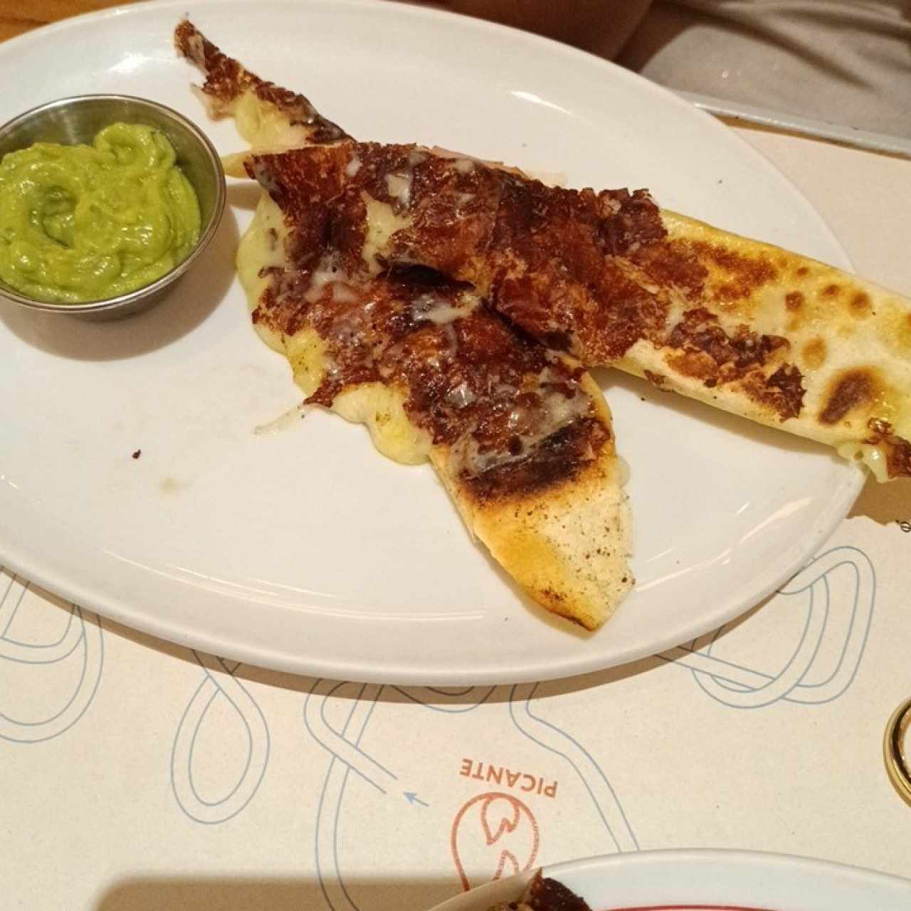 quesadilla de jamón y queso 