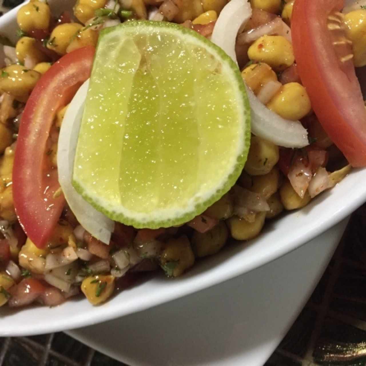Ceviche de garbanzo