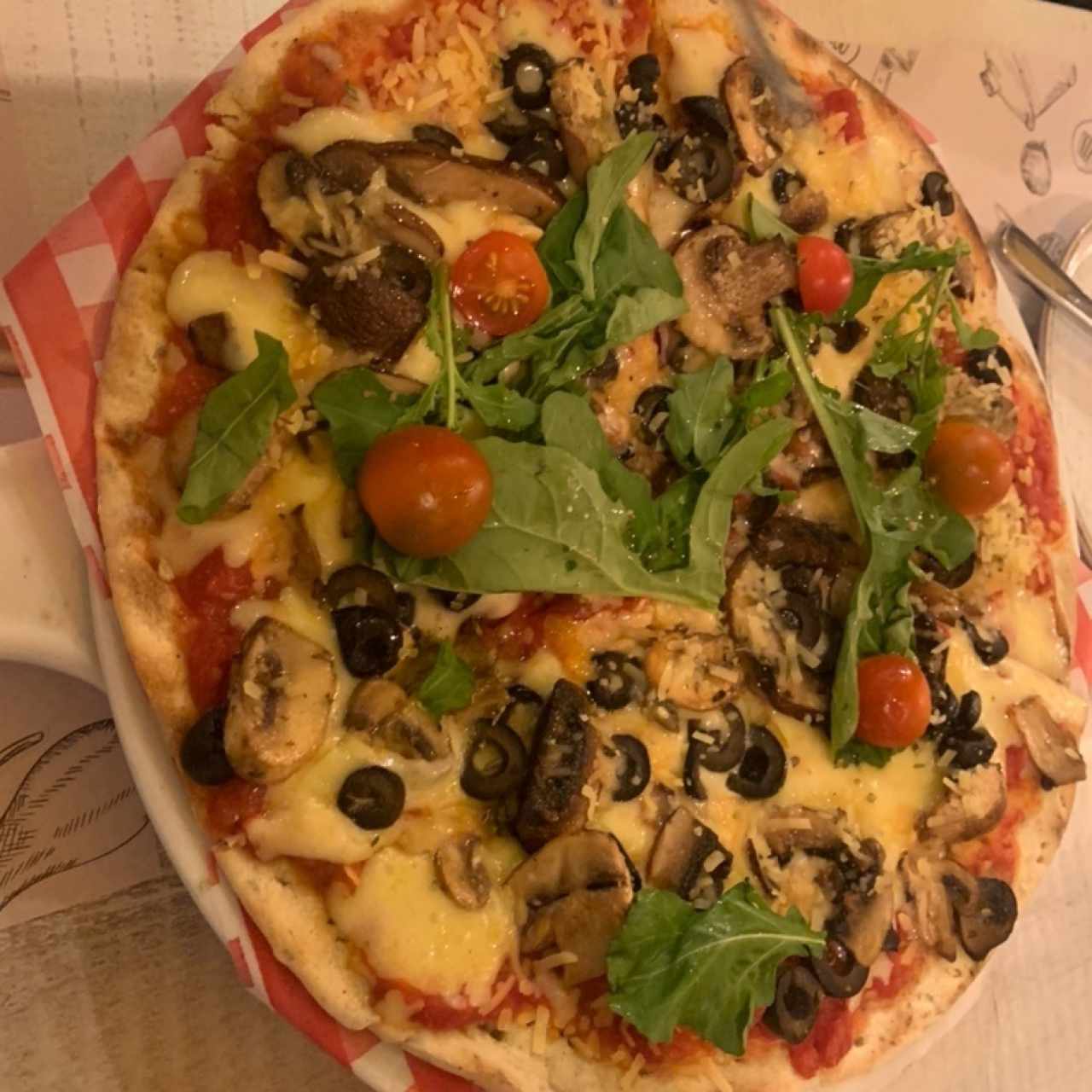 Pizza del huerto