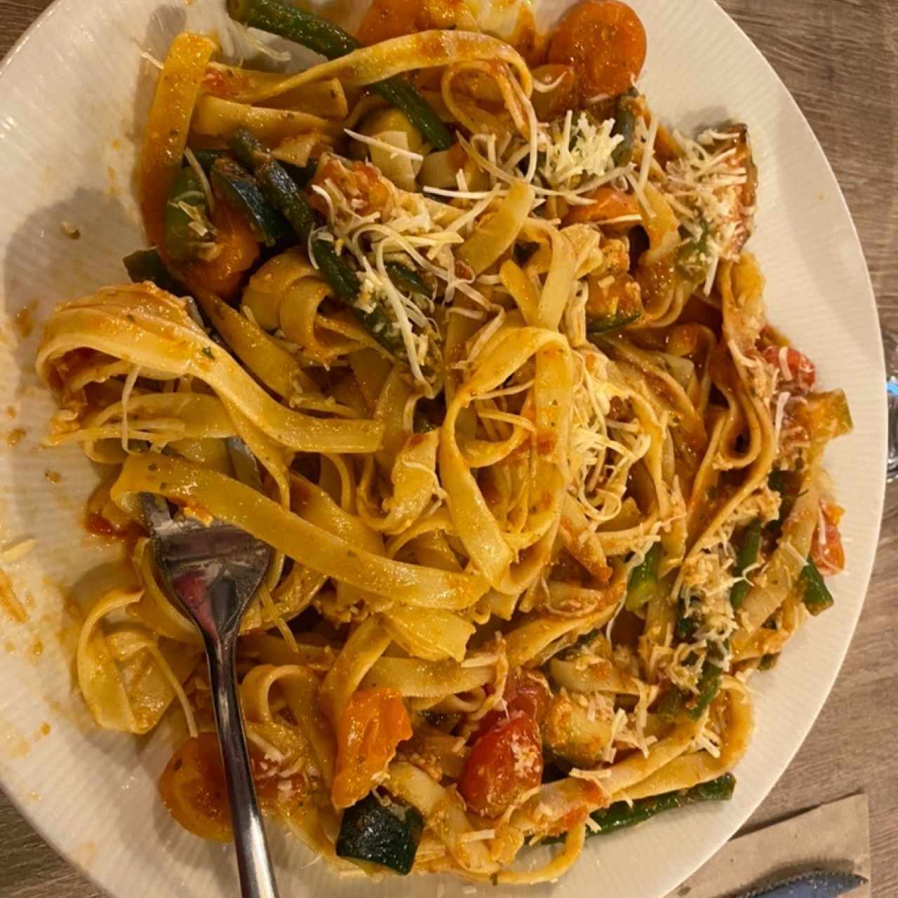 Feticcini de verduras