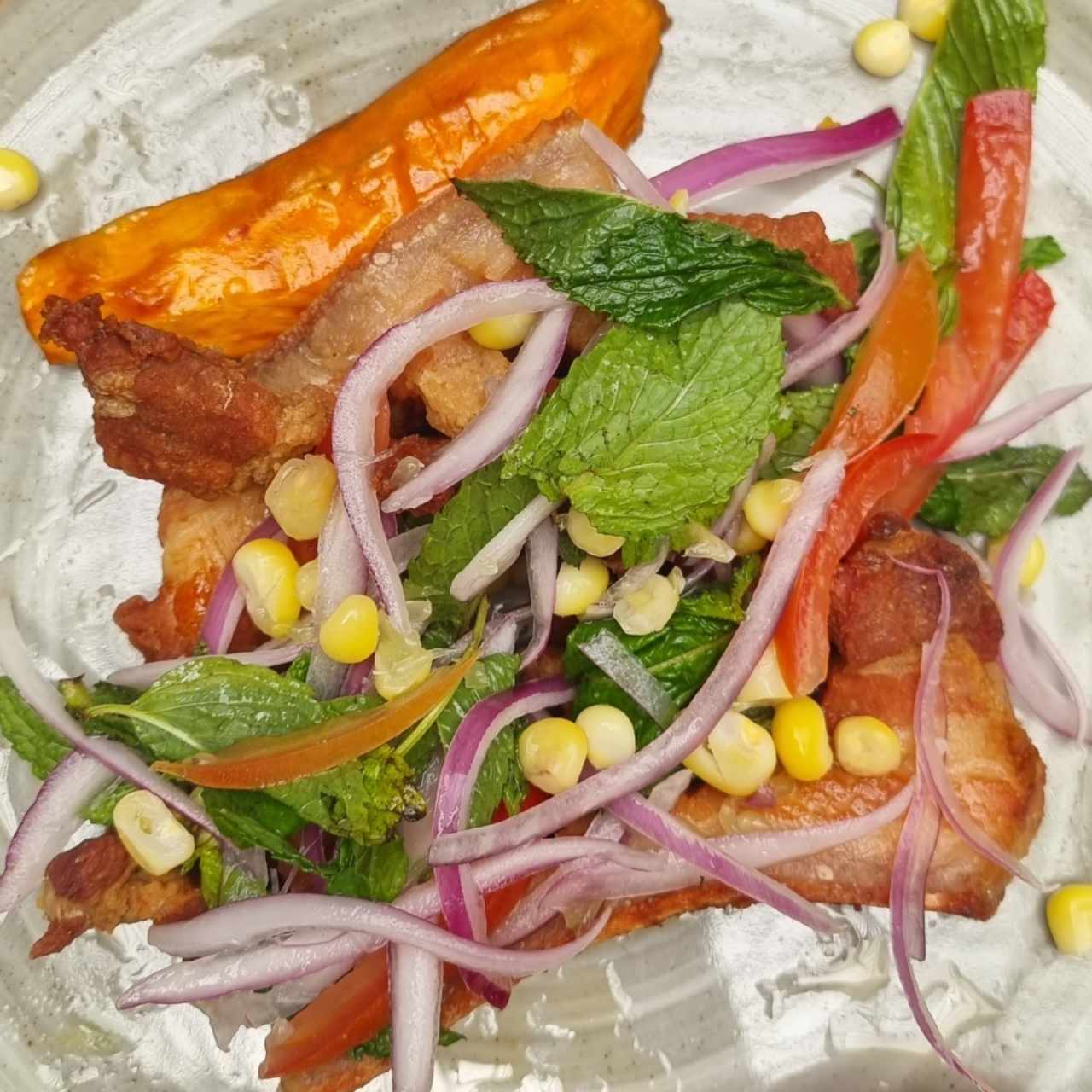 chicharrones al estilo peruano.
