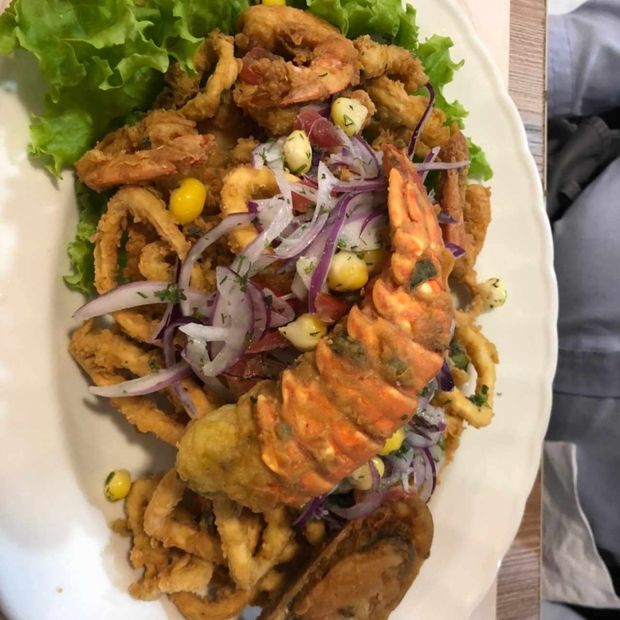 jalea de mariscos