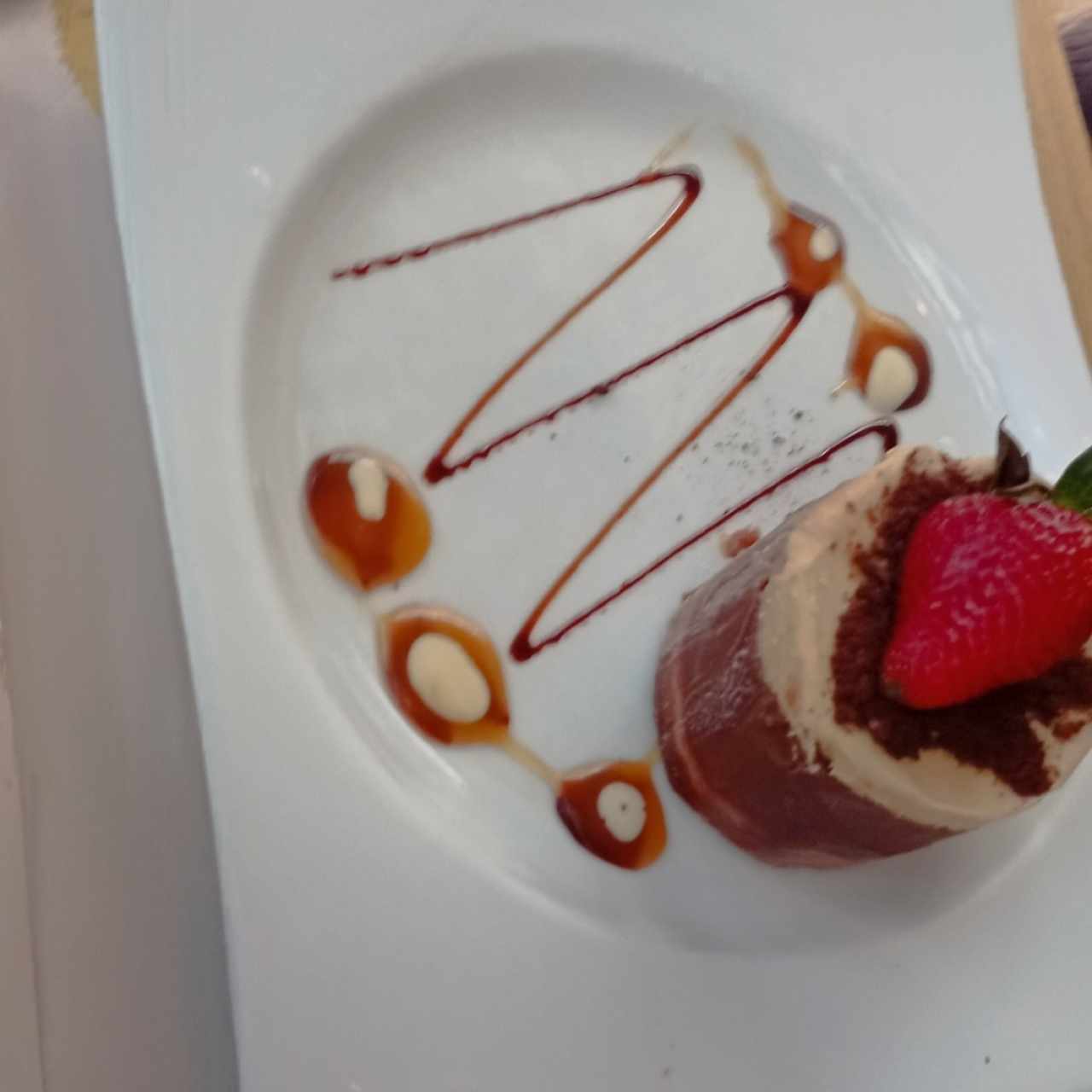 Tarta de chocolate.