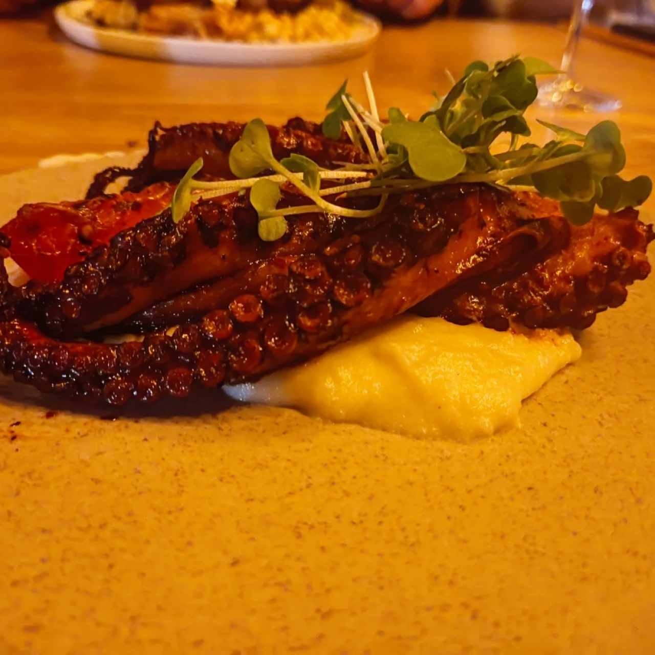 Pulpo con puré
