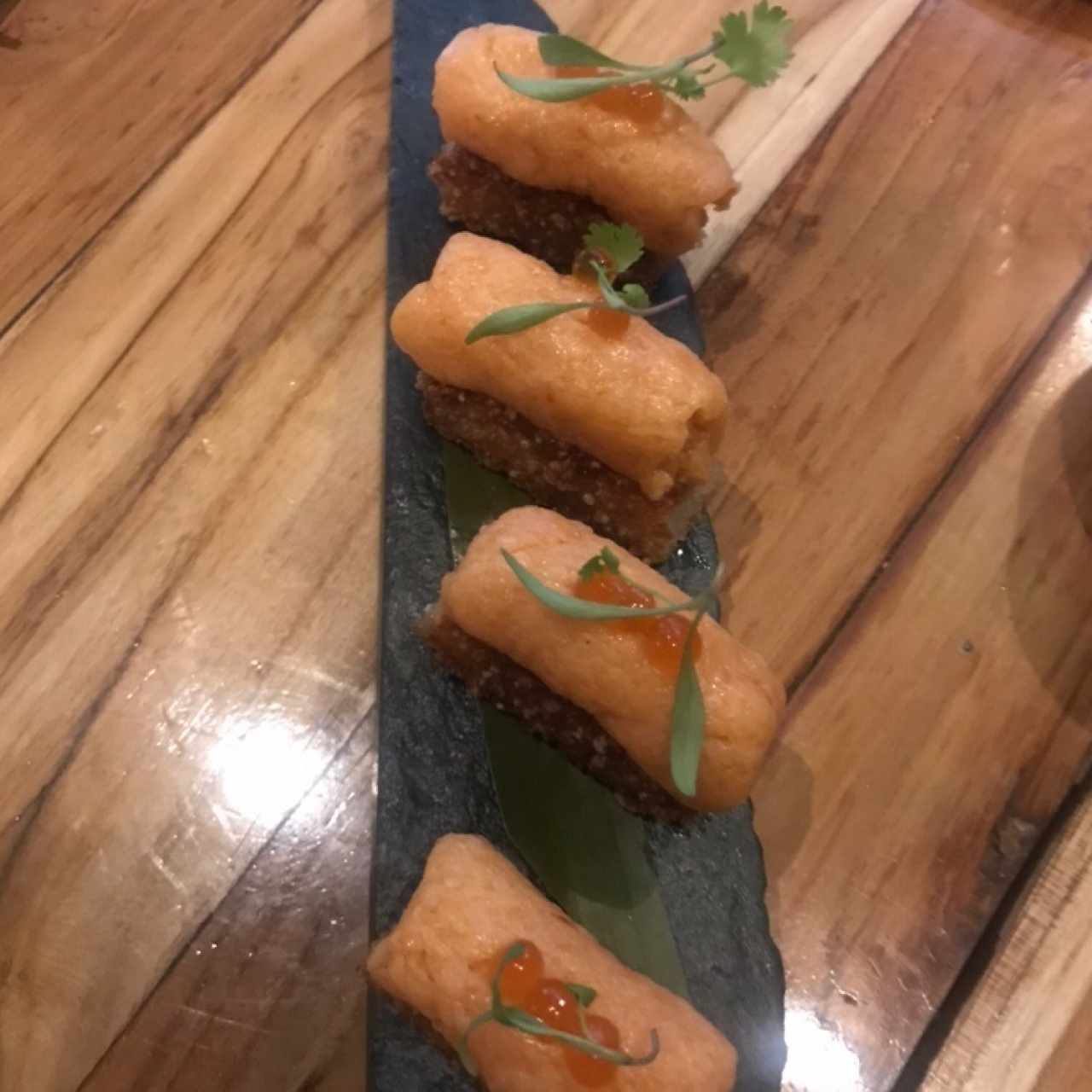 Salmón crispy