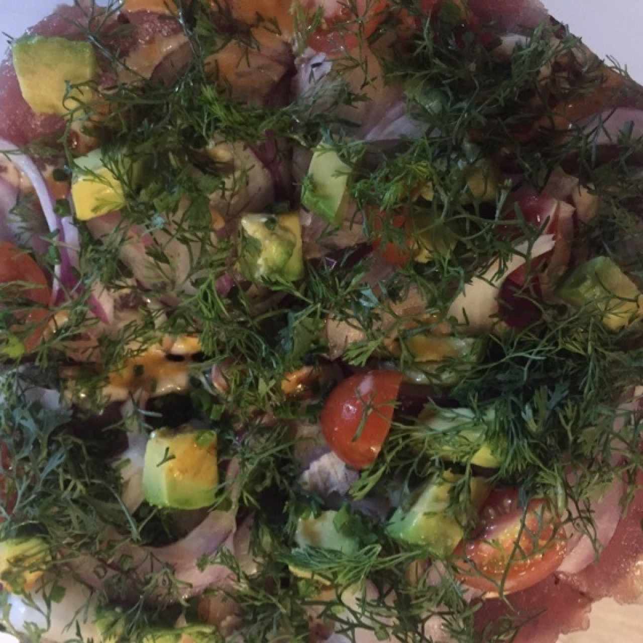 Pizza de atún