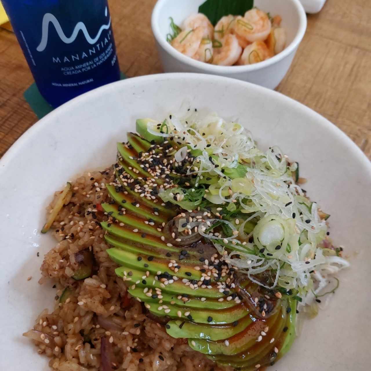 Arroz con salsa Coco