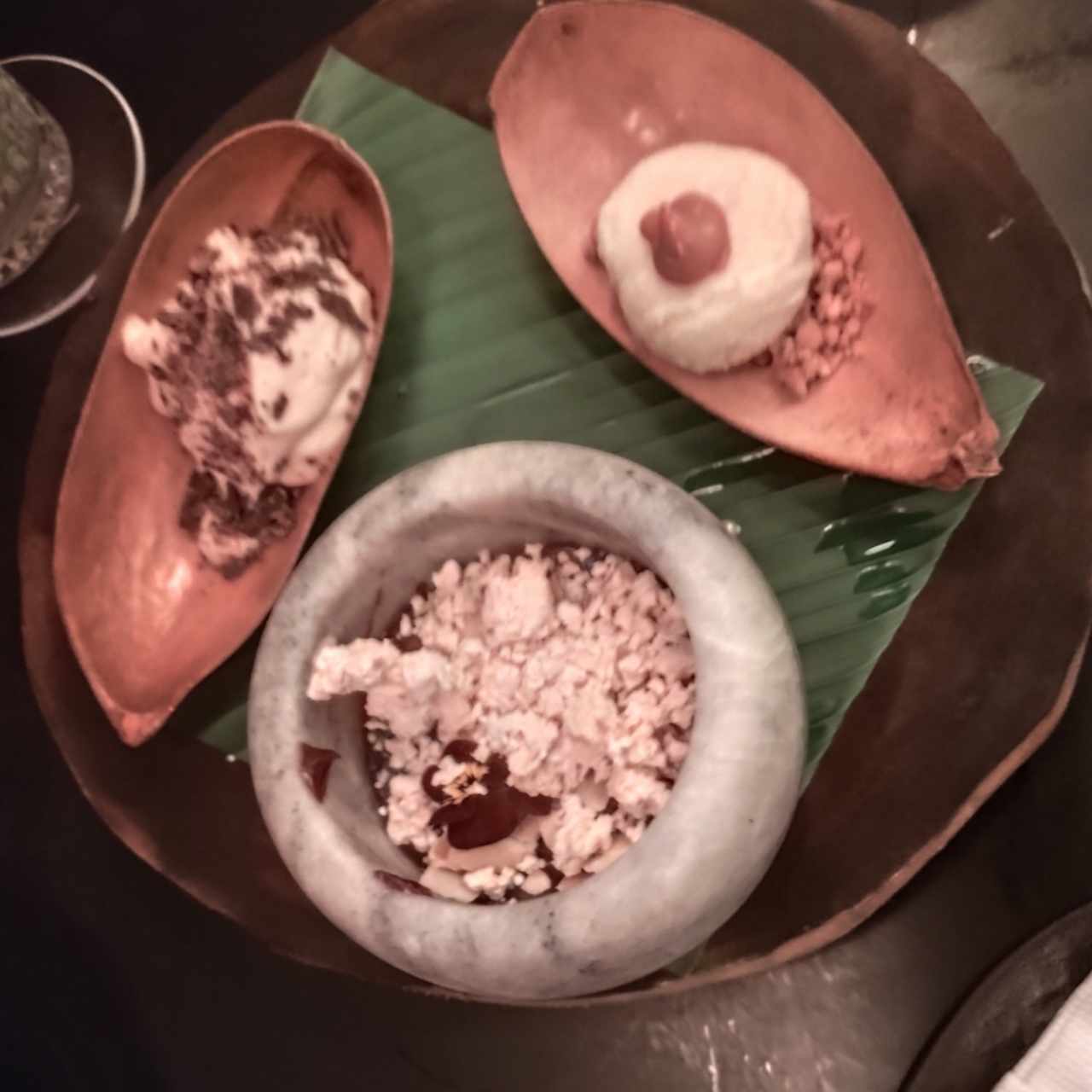 Trío de postres