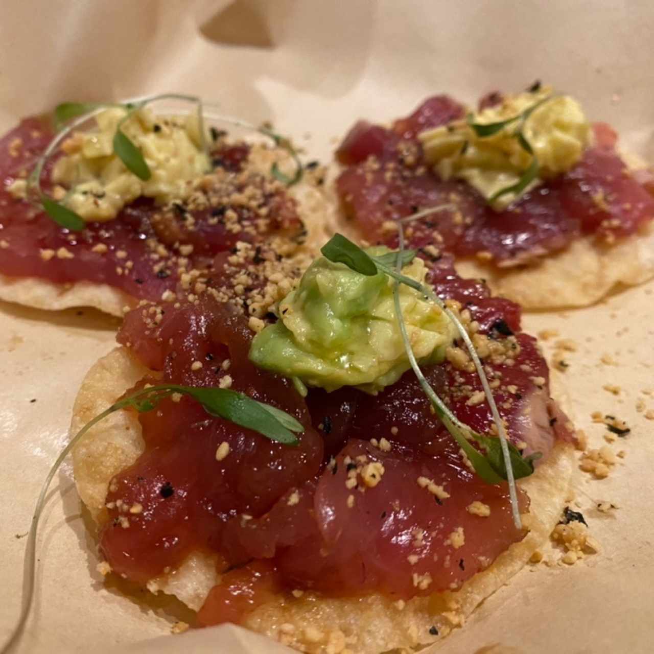 Tostadas de atun 
