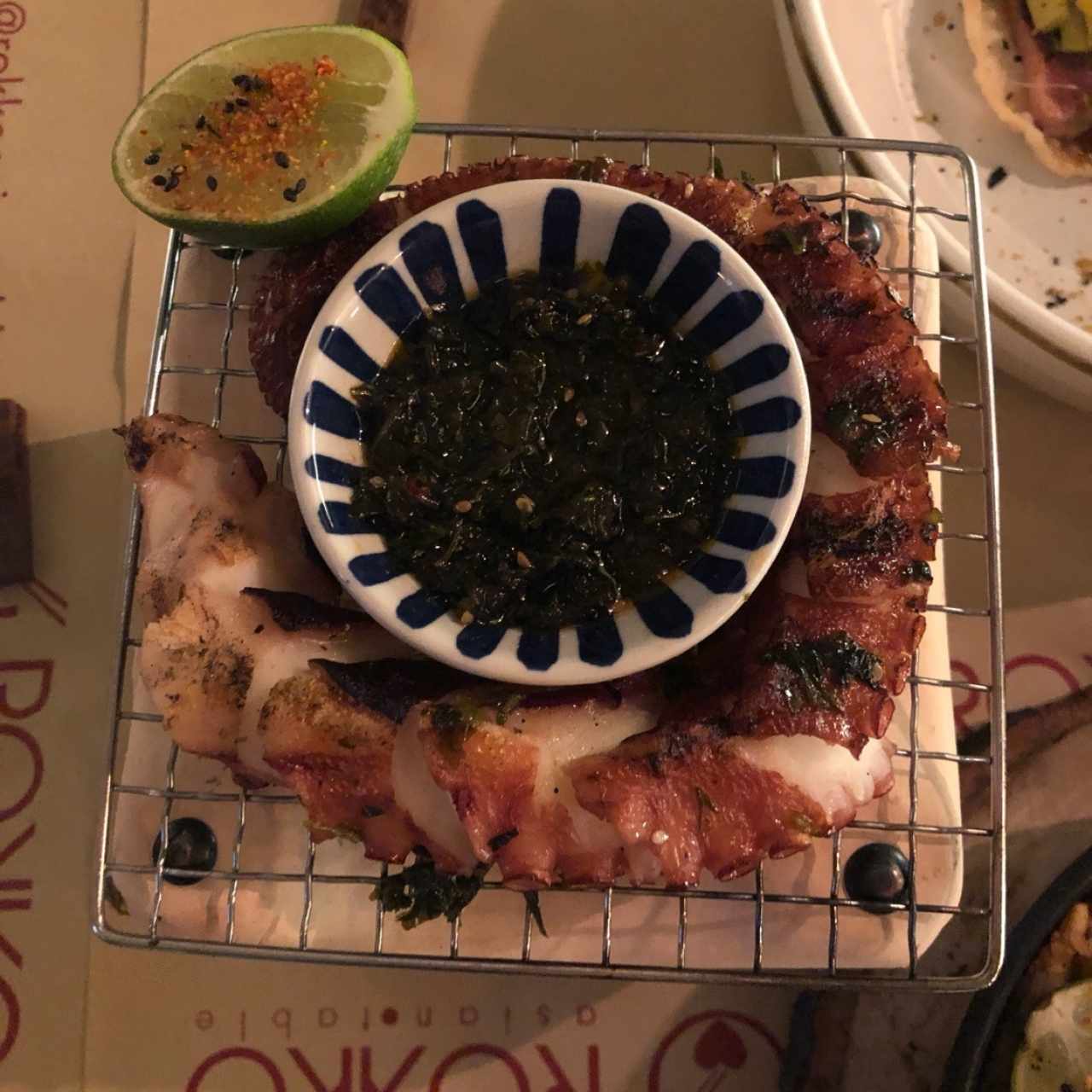 Pulpo parrillado