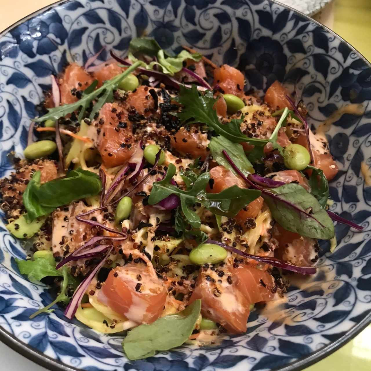 bowl salmon