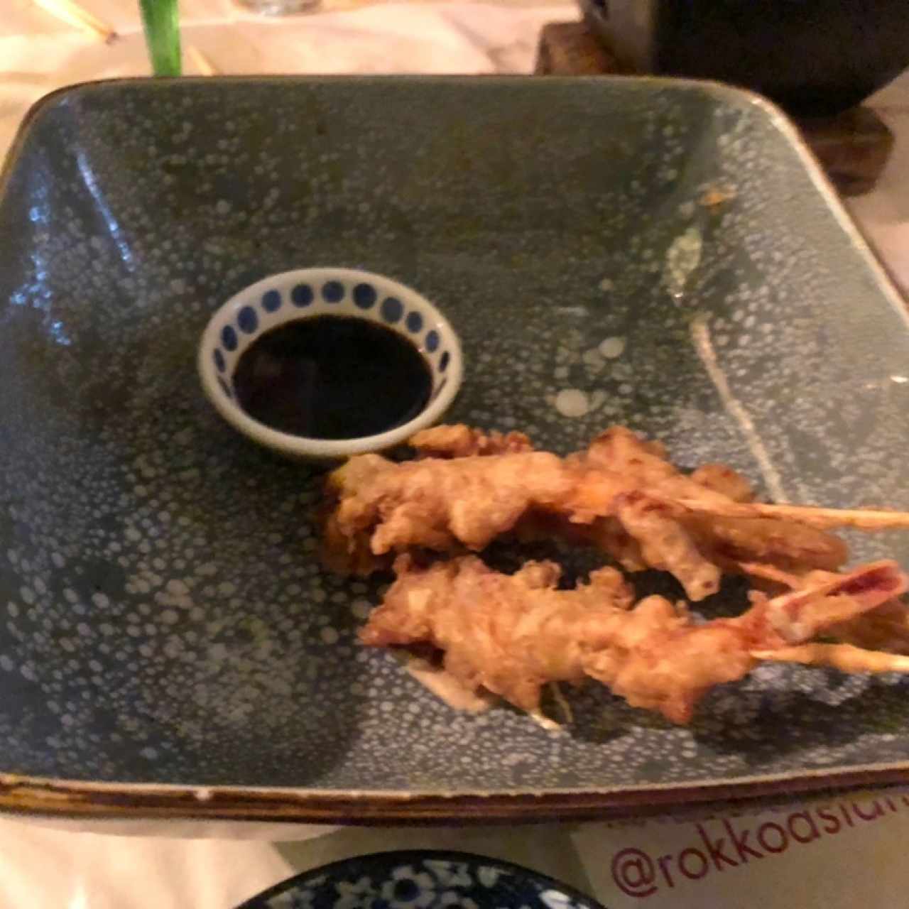 Camarones tempura