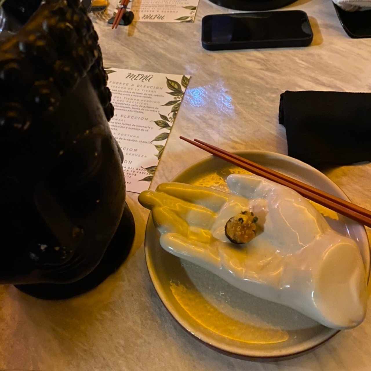 Bienvenida: Salmón con tartár