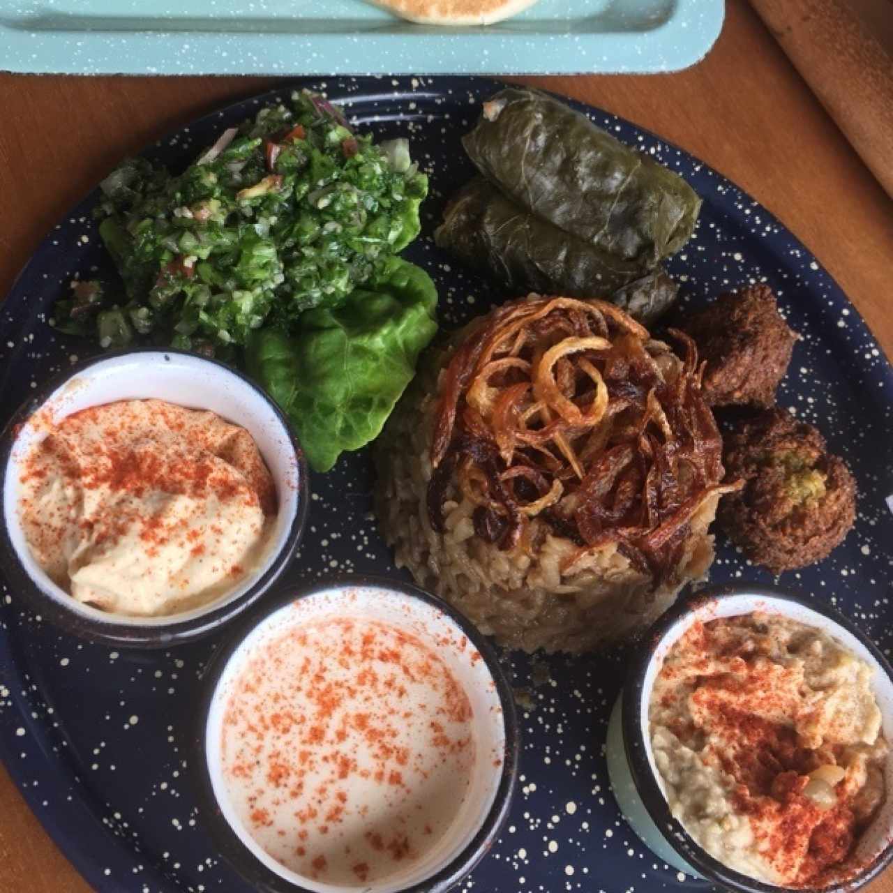plato arabe vegetariano