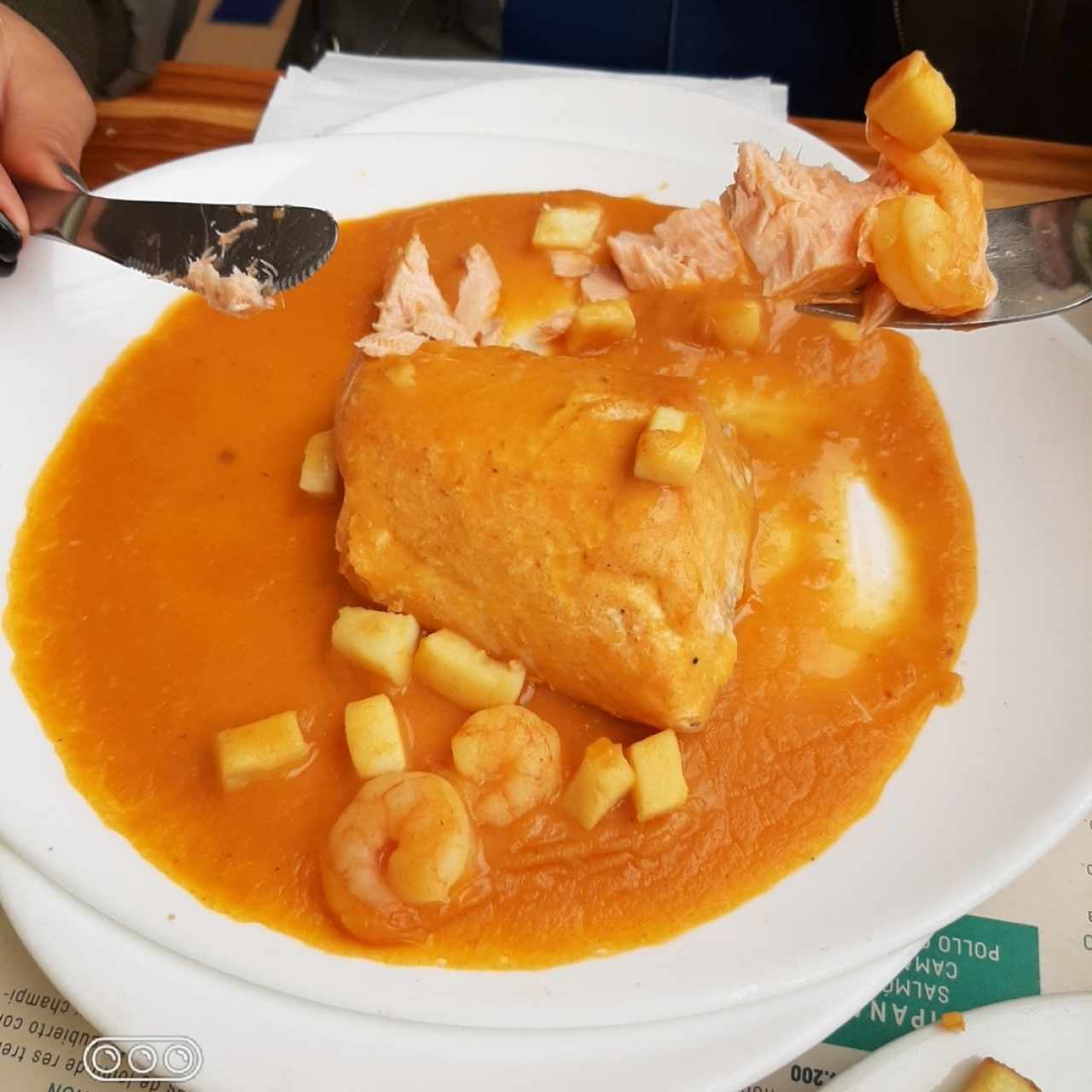salmón a la marinera