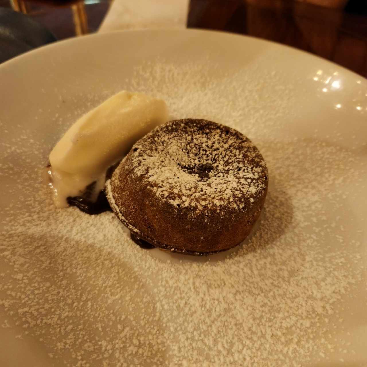 Volcán de chocolate 