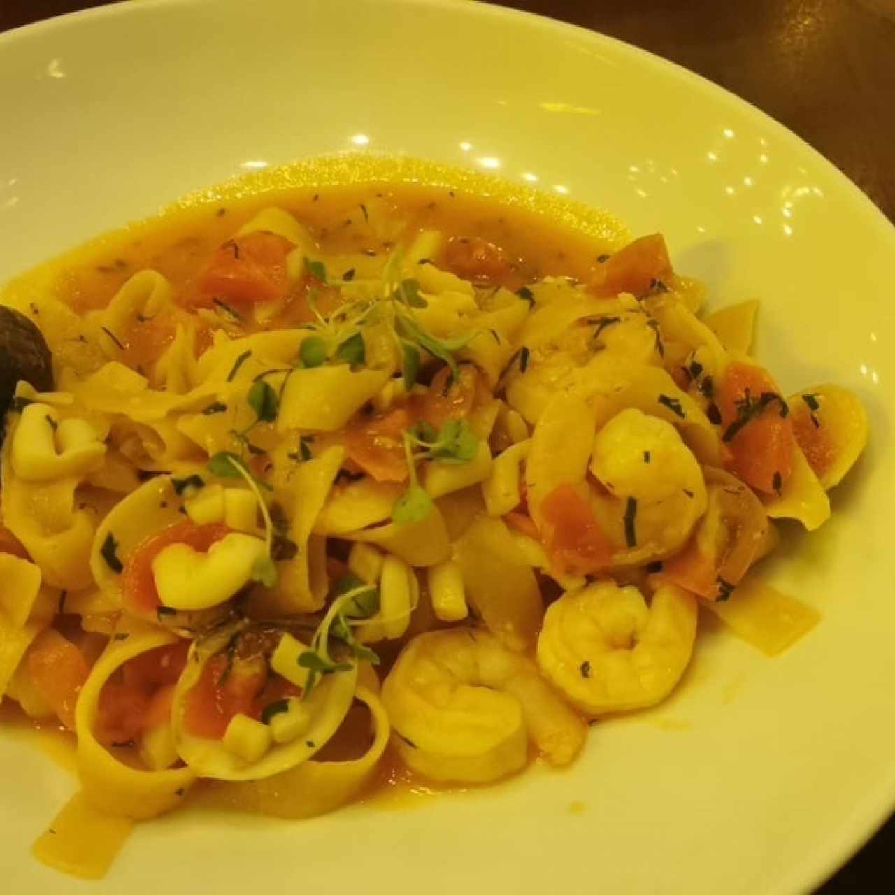 Fetuccini fruti di mare