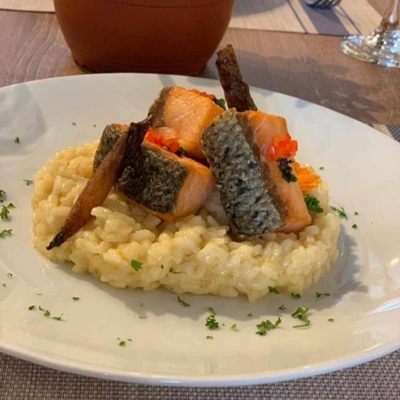Risotto de Salmon