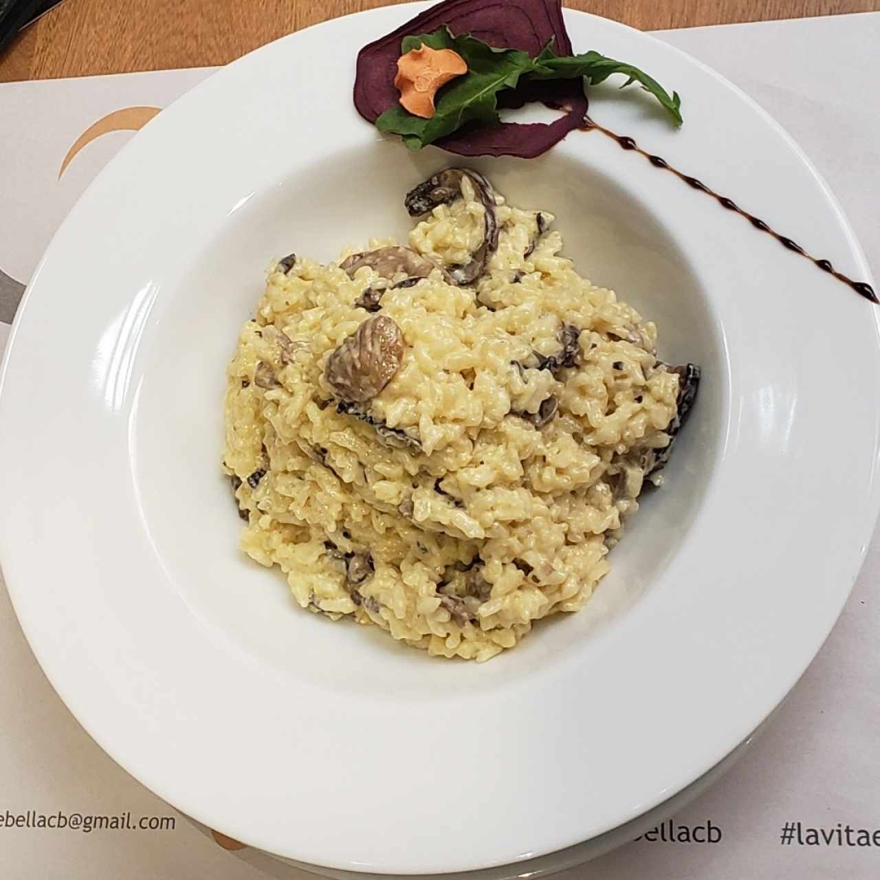 Risotto de Champiñones 