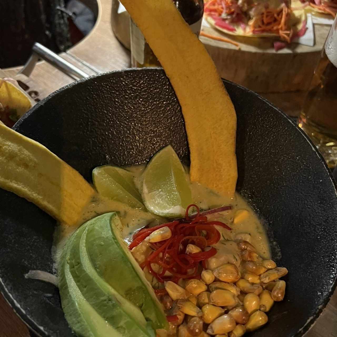 Ceviche de pescado blanco