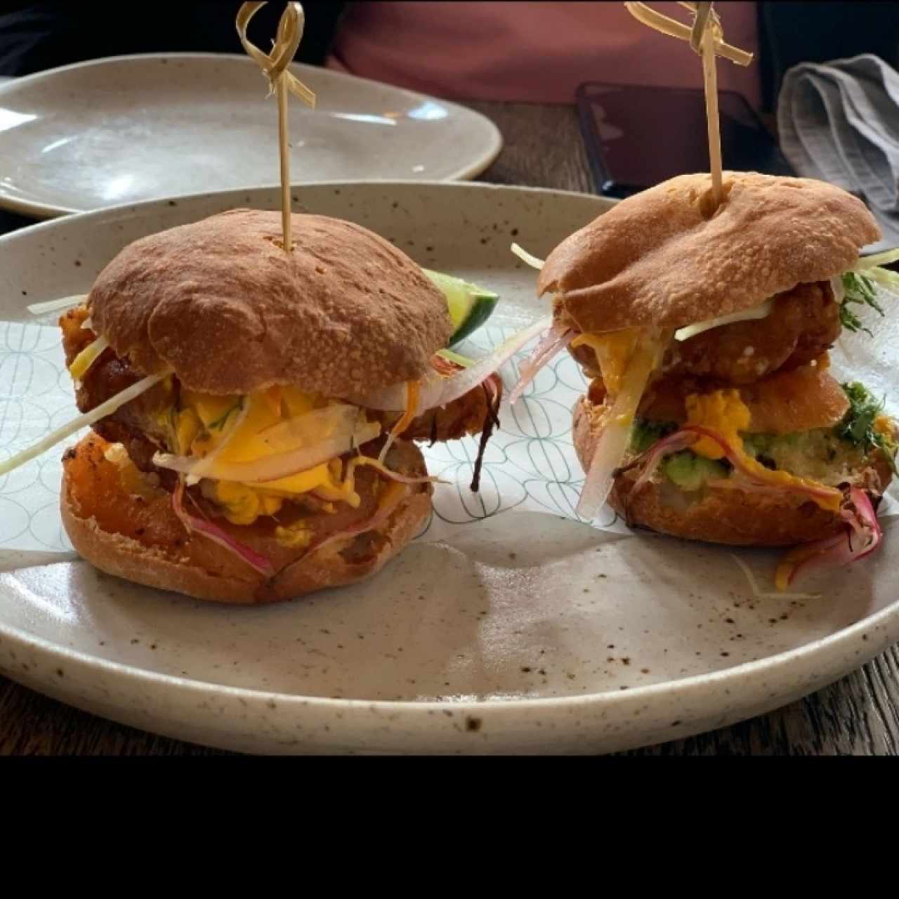 sándwiches de pescado