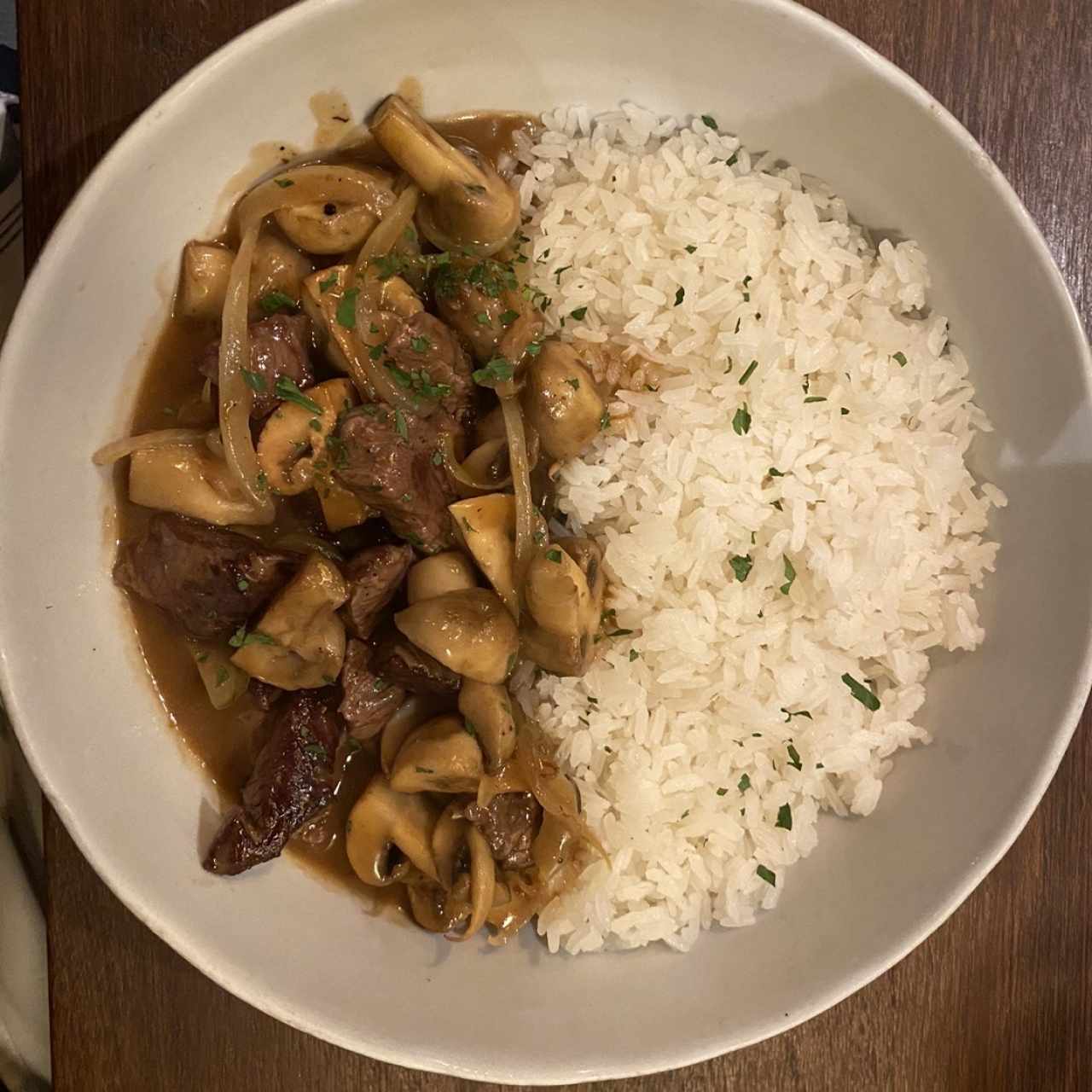 Lomo stroganoff 