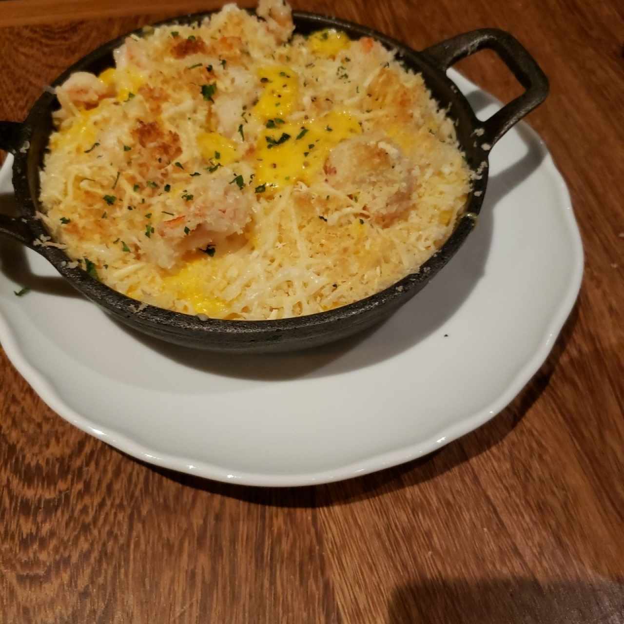 pasta con langostinos 