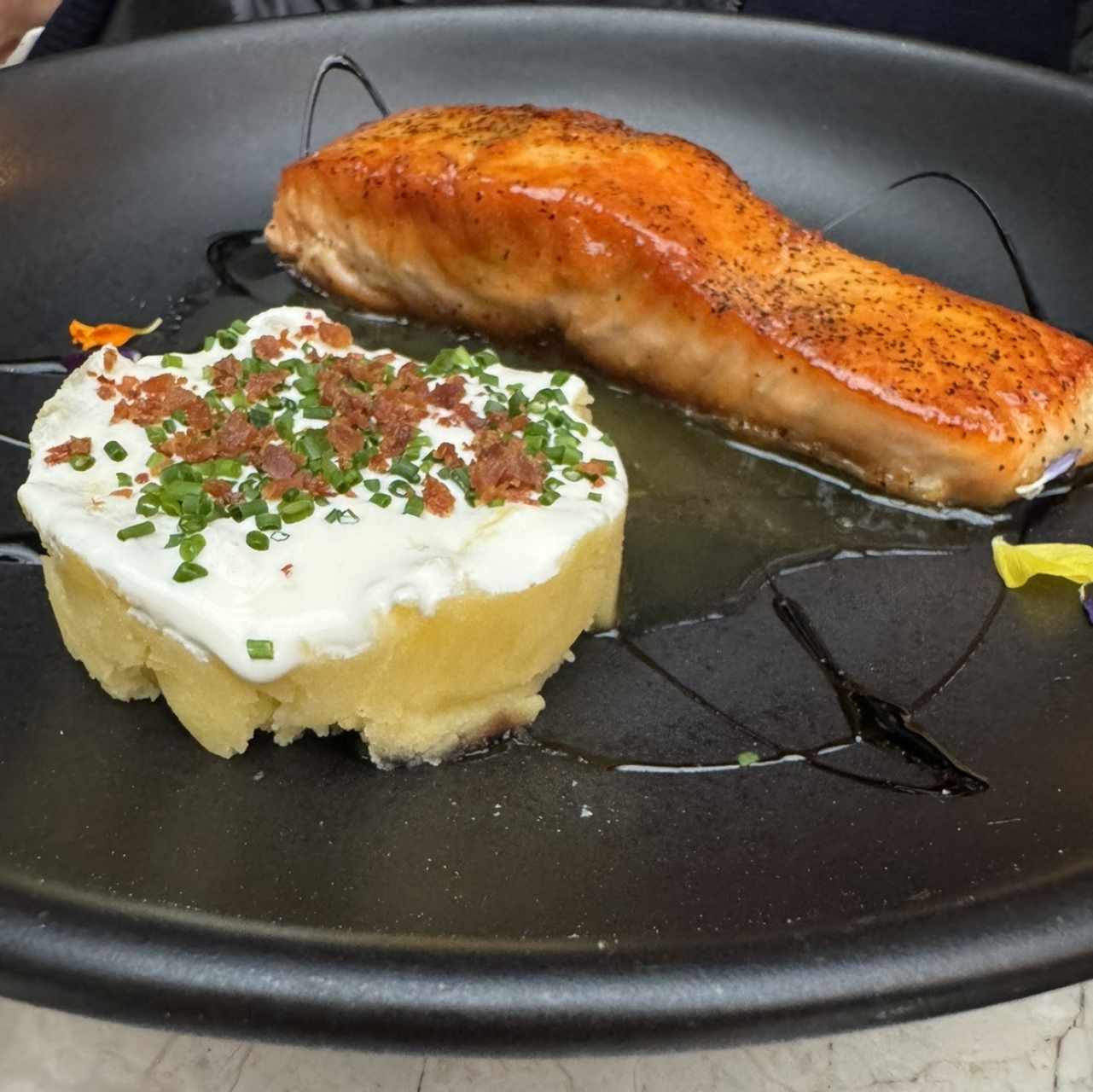 Salmón a la naranja