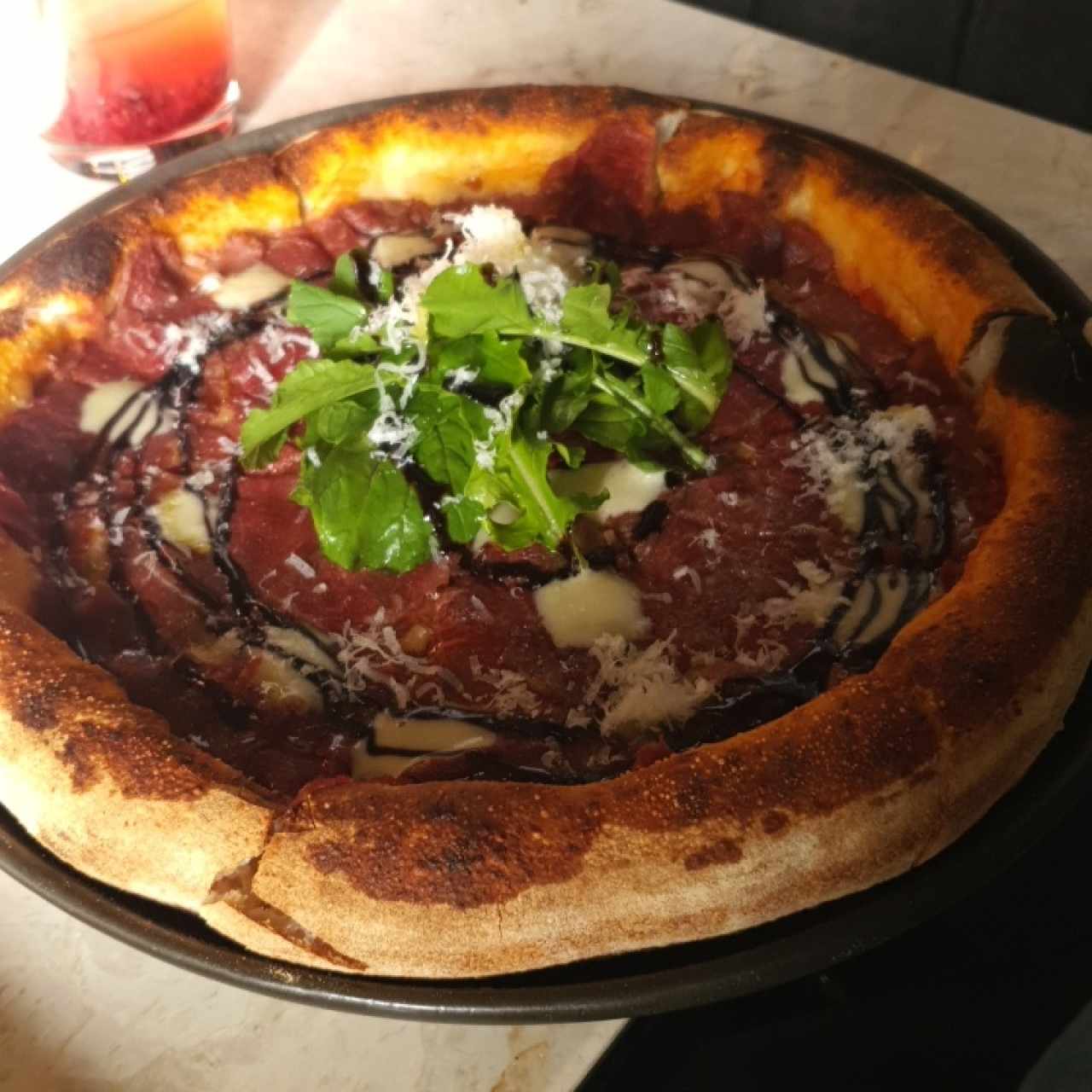 pizza carpaccio